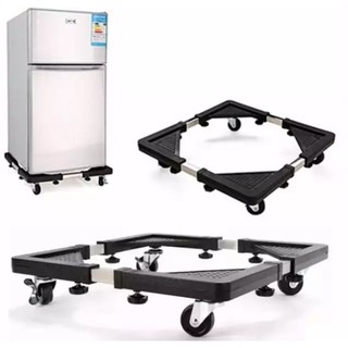 4 Foot Wheel Adjustable Bracket Stand Furniture Moving Equipment (washing machine refrigerator)