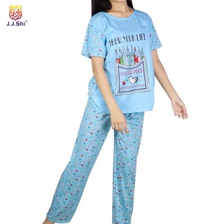 ladies sleepwear and microfiber comfortable to wear ladies terno pajama(cod|)