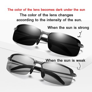 Photochromic Anti Radiationsunglasses for Men Shades Sunglass COD (1)