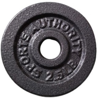 2.5lbs Sports Authority dumbell/barbell plates.