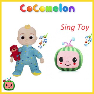 【Can Sing】Musical Bedtime JJ cocomelon Plush Toy Educational Stuffed Toys Kids gift cute plush doll