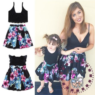SPH-Fashion Family Mother Daughter Matching Girl Women (1)