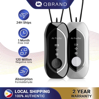 Qbrand BAP02 Mini Air Purifier Portable Personal Ionizer Necklace Wearable Air Purify