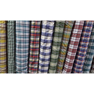 Polo Checkered Cotton Fabric 45” - for Polo, Uniforms and many more