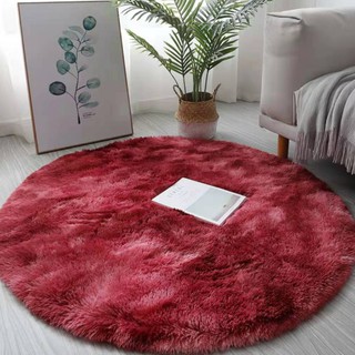 Fluffy Round Area Rugs Living Room Bedroom Study Room Carpet Circle Floor Mat