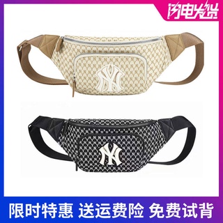 【New men's waist bag】 Old flower NY chest bag male tide card sports shoulder bag leisure Messenger bag female INS fashio