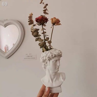 ❍┋✹<24h delivery>W&G Nordic Ins Retro David Vase goddess pot flower vase Imitation Plaster Hydropon