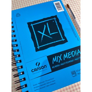 Canson XL Series Mix Paper Pad, 98 Pound, 60 Sheets (2)