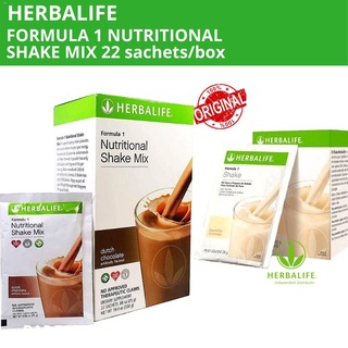 Pagbe-prake♈☼▥[AUTHENTIC] HERBALIFE Fornula 1 Nutritional Shake Mix SACHET, Dutch Choco, French Vani