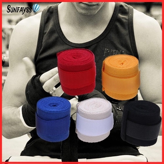 1pcs Roll Cotton Sports Strap Boxing Bandage Hand Wraps for Sanda Muay Thai MMA Taekwondo Bandages