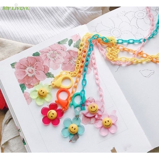 Lovely little flower mask rope mask chain anti lose rope mask comfortable belt adjustable Eyeglass Chain My living