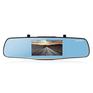 Touch Screen Dual Lens Rearview Mirror Car DVR 1080p