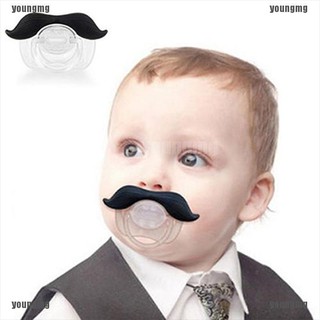 【YOG】1x Hot Funny Mustache Baby Infant Pacifier Orthodontic Nipples Mustache Beard