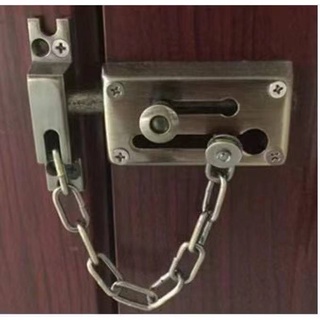 【Ready Stock】♂Metal Door Chain Guard Bolt Lock