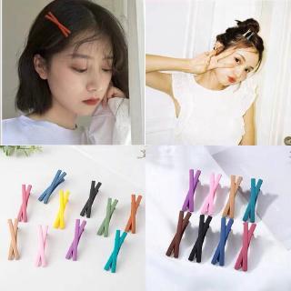 Korean Version of Simple Hairpin Sweet Girl Heart Candy-colored Bangs Clip Hairpin
