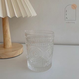 ⌂ Unice Vintage Glass Cup Short 260ml