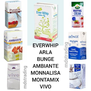 Drx5 Everwhip Bunge Monna Lisa Vivo Non Dairy Whipping Cream