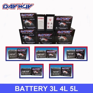 【Ready Stock】✧▽Motorcycle Motor DayWay Original Battery 3L/ 4L/ 5L/ and Battery Charger