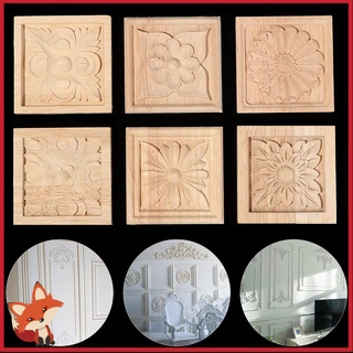 sticker❅FAY High Quality Wood Applique Decal Home Furniture Cabinet Decoration Craft Door Wall Decor