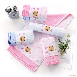 2-4 pieces of children s towels, children s towels, cotton face wash, household small rectangular co