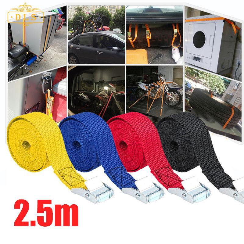 2.5M Car Fixed Strap Luggage Belt Tension Rope With Alloy