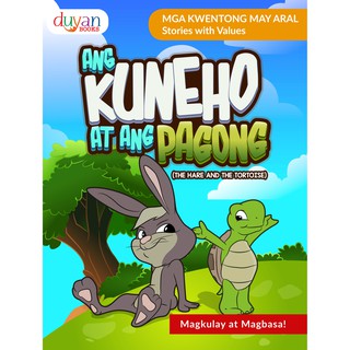 Ang Kuneho At Ang Pagong (The Hare And The Tortoise) - Mga Kuwentong May Aral - Magbasa At Magkulay