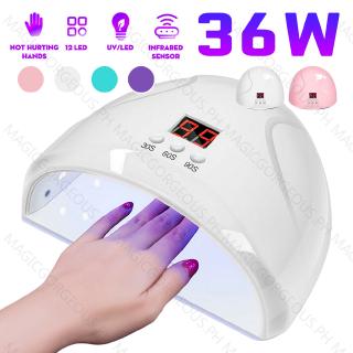 Nails Polish Gel Machine Nail Dryer LED Lamp UV Light For Electric Manicure 36W Nail Lamp