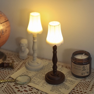 Mini Night Light Vintage Bedside Warm Light Table Decor Lamp Atmosphere lamp