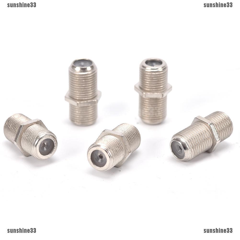 Hot Sale 10 Pack F Type Coupler Adapter Connector Female F/F Jack RG6 Coax Coaxi