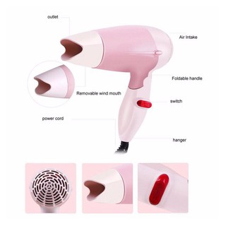 OK Foldable Mini Travel Hair Dryer Compact Blower (1)