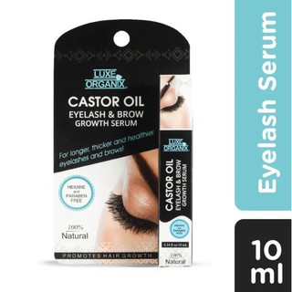 Luxe Organix Castor Oil Mascara Serum 10ml Eyelash and Eyebrow Serum