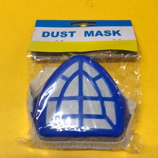Dust mask with filter pollution mask sub for n95- triangular blue