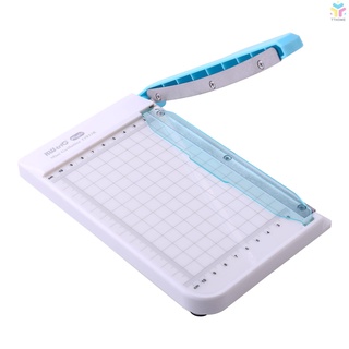 ۞IN STOCK KW-trio Mini Paper Trimmer 6-Inch Guillotine Paper Cutter Photo Cutting Machine 10 Sheets Capacity Paper Slicer with Grid Line and Scale Design for Home Office School