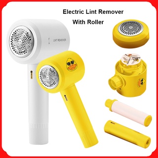 USB Electric Lint Remover For Clothes Remover Fabric Shaver Sweater Remover Trimmer With Roller (1)