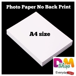 Photo paper No back print 20sheets A4 size