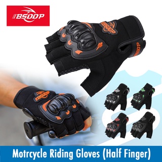 BSDDP Riding Gloves Half Finger Anti-slip Anti-fall Racing Knight Gloves