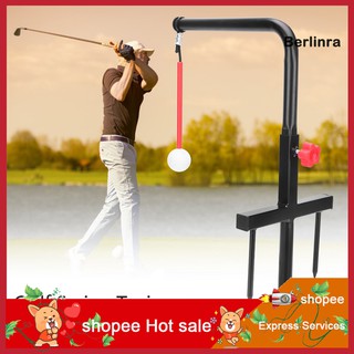 berlinra Portable Golf Swing Trainer Outdoor Indoor Individual Golf Swing Training Aids Equipment for Golf Training