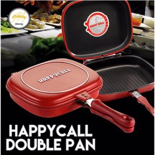 MABUHAYGROCERY Best Selling Sided Happy call Non-stick Grill Frying Double sided Pan Equal Heat.