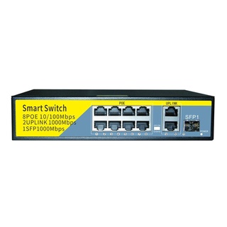 POE Gigabit Network Switch 48V switch for IP camera/Wireless AP/POE camera 1000Mbps Port 8 POE Port