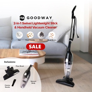 GOODWAY GW-WVC01 2-in-1 Swivel Lightweight Stick and Handheld Vacuum Cleaner
