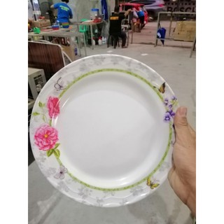 Melaware Round Plate Floral Design