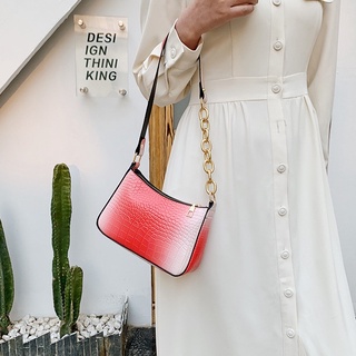 S.Y. #7111 Women's Bag Summer MINI Baguette Bag French Style New Trendy Wild Shoulder Bag Handbag (9)