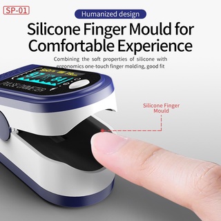 Portable Blood Oxygen Monitor Finger Pulse Oximeter (4)