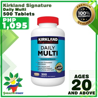 1HealthyPinoy Kirkland Signature Daily Multi, 500 Tablets, 100% AUTHENTIC - EXPIRY March 2023