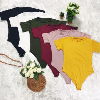 TEES BODYSUIT WITH SNAP BUTTON