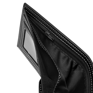 bag for men●【COD】Bostanten Men's Wallet Cowhide Leather Simple Checkbook Card Holder Bifold Business (9)