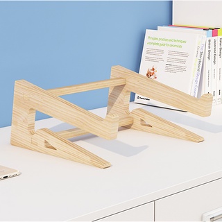 (COD)Wood stand For Laptop stand Monitor stand for mac window Wooden laptop stand Wood laptop
