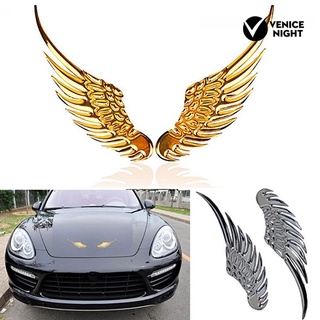 COD Cool 3D Car Metal Eagle Wing Emblem Badge Trunk Auto Sticker Vehicle Decal Decor