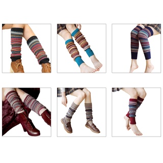 10MK Leg Warmers for Women Girls Loose Legs Warmer Party Knitted Winter Sports Socks Leggings High Knee Sock