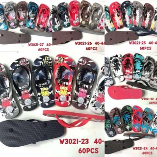 ❒✘✲〚AMVIP〛6PCS Wholesale slippers Flip Flops Rubber Slipper For women&men&Kid 18-45